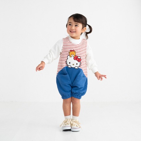 ベビー　サロペット（80～100cm・RELA./ハローキティ）