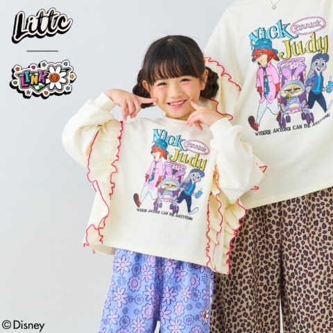 ベビー　トレーナー（90・100cm・LITTC/LINK@/Disney）