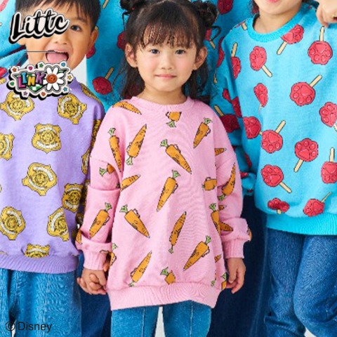 ベビー　トレーナー（90・100cm・LITTC/LINK@/Disney）