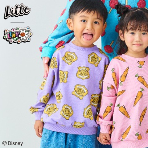 ベビー　トレーナー（90・100cm・LITTC/LINK@/Disney）