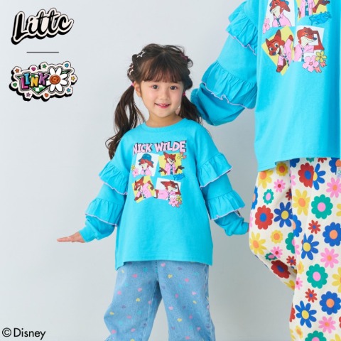 ベビー　Ｔシャツ（90・100cm・LITTC/LINK@/Disney）