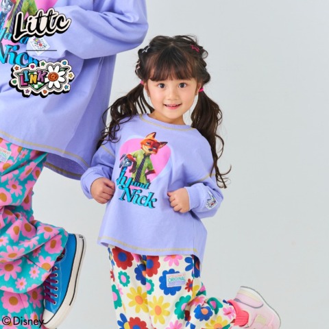 ベビー　Tシャツ（90・100cm・LITTC/LINK@/Disney）