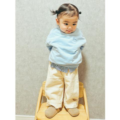 ベビー　背あて付きトレーナー（80～100cm・JUO/uru）