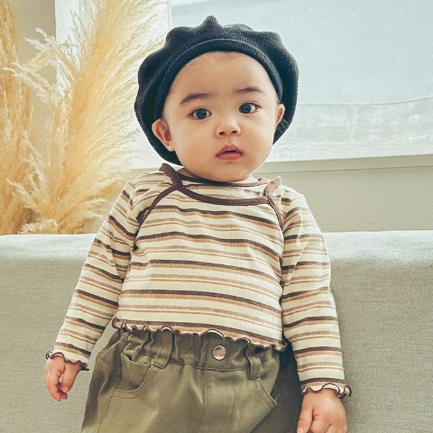 ベビー　テレコボーダーTセット（80～100cm　JUO/uru）