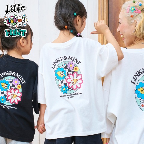 ベビー Tシャツ (90・100cm・LITTC・LINK＠・MINT) | しまむら