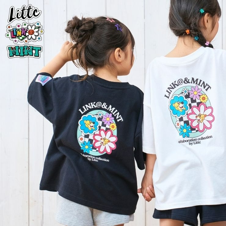 ベビー Tシャツ (90・100cm・LITTC・LINK＠・MINT) | しまむら