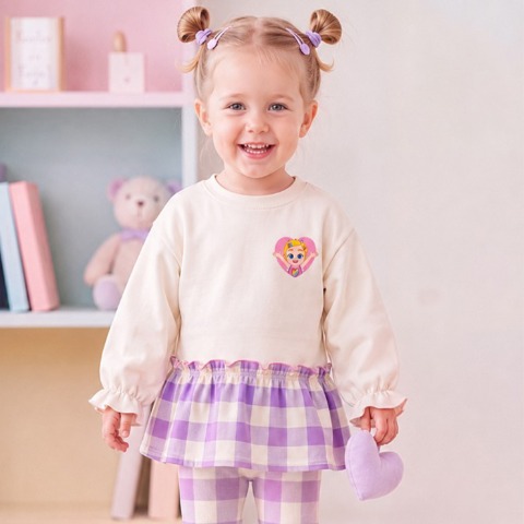ピンクのフリフリの女の子 フリル 女児 | しまむらパーク