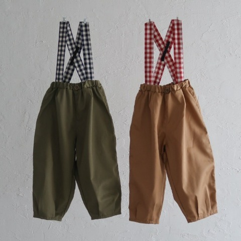 ベビー　サスペンダー付きパンツ（80・90・100cm）