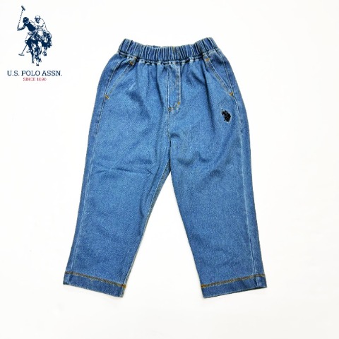 ベビー　デニムニットパンツ（90・100cm・U.S. POLO ASSN.）