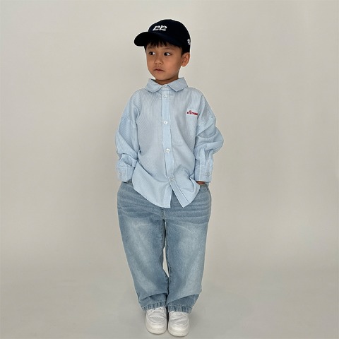 ベビー　ヴィンテージ風デニムパンツ（80～100cm・RRmoment/RINA）