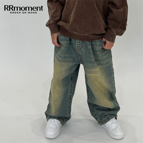 ベビー　ヴィンテージ風デニムパンツ（80～100cm・RRmoment/RINA）