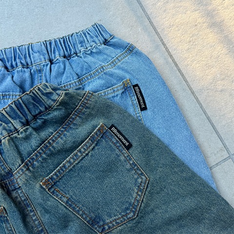 ベビー　ヴィンテージ風デニムパンツ（80～100cm・RRmoment/RINA）