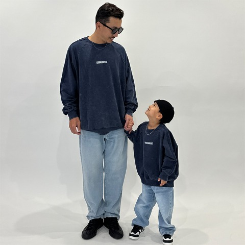 ベビー　ヴィンテージ風デニムパンツ（80～100cm・RRmoment/RINA）