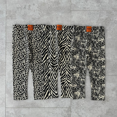 ベビー　パイソン柄レギンス(80～100cm・RRmoment/RINA)