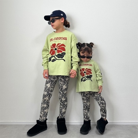 ベビー　パイソン柄レギンス(80～100cm・RRmoment/RINA)