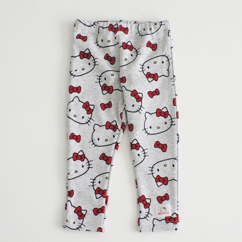ベビー　レギンス（90・100cm・ハローキティ/FIBER HEAT）