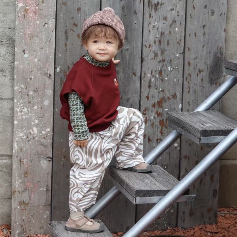 ベビー　パンツ（90・100cm・Caramelo）