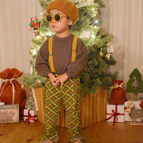 ベビー　ロングパンツ（80～100cm・moffy stella）