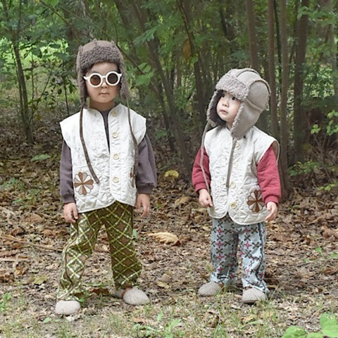 ベビー　ロングパンツ（80～100cm・moffy stella）