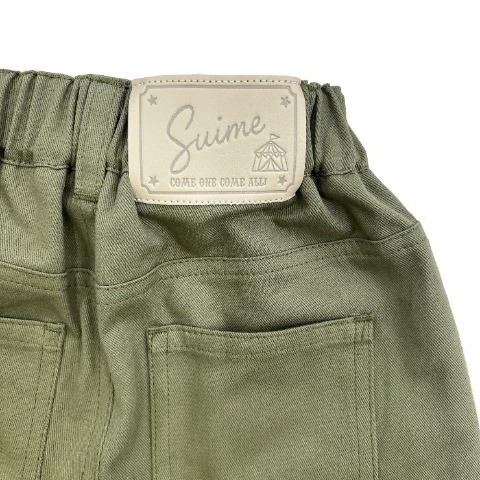 ベビー　スカーフ付きツイルパンツ（80～100cm・JUO/uru）