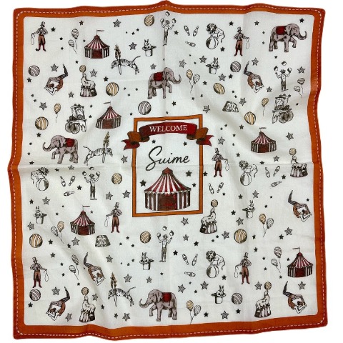 ベビー　スカーフ付きツイルパンツ（80～100cm・JUO/uru）