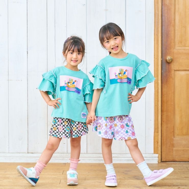 ベビー パンツ (90・100cm・LITTC・LINK＠・MINT) | しまむら