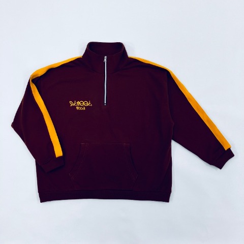キッズ　ハーフZIPプルオーバー（140cm～160cm・GNB/RINA)