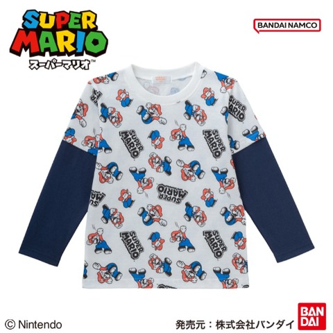 キッズ　Ｔシャツ（140cm・スーパーマリオ）