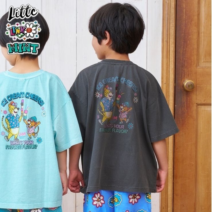 キッズ Tシャツ (140～160cm・LITTC・LINK＠・MINT) | しまむら