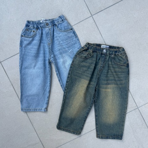 キッズ　ヴィンテージ風デニムパンツ（140～160cm・RRmoment/RINA）