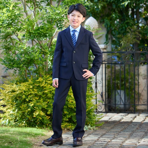 キッズ　卒業スーツ　フォーマル4点セット（140～170cm・キッズフォーマル）