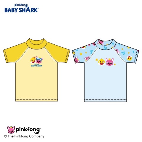 キッズ　スイムTシャツ（110～120cm・ベイビーシャーク）