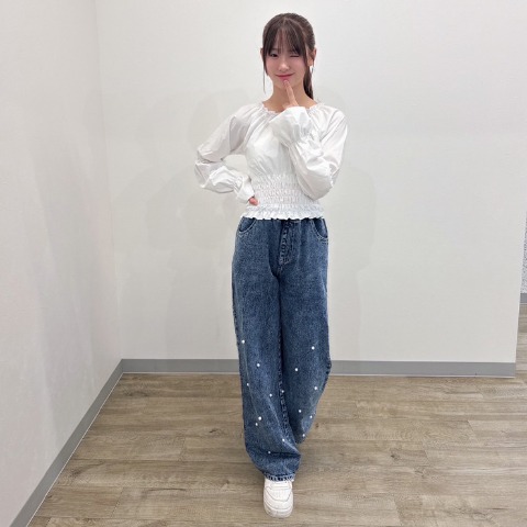 キッズ　ブラウス（140～160cm・mir..×hina)