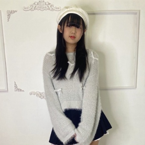 キッズ　ニットプルオーバー（150・160cm・ここち）