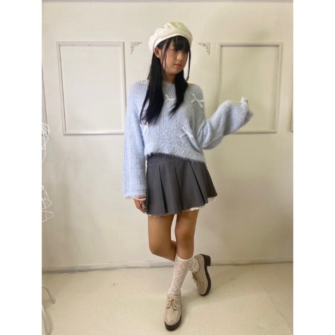 キッズ　ニットプルオーバー（150・160cm・ここち）