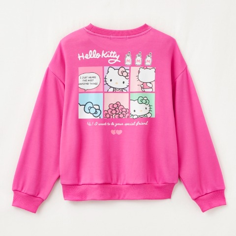 キッズ　プルオーバー（140・150cm・ハローキティ/FIBER HEAT）