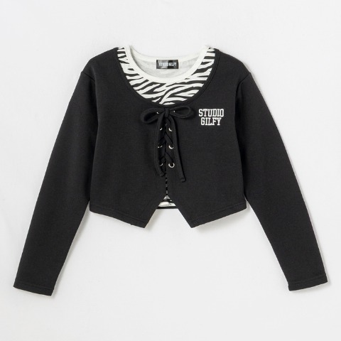 キッズ　カーディガン+Tシャツ（140・150cm・STUDIO GILFY）