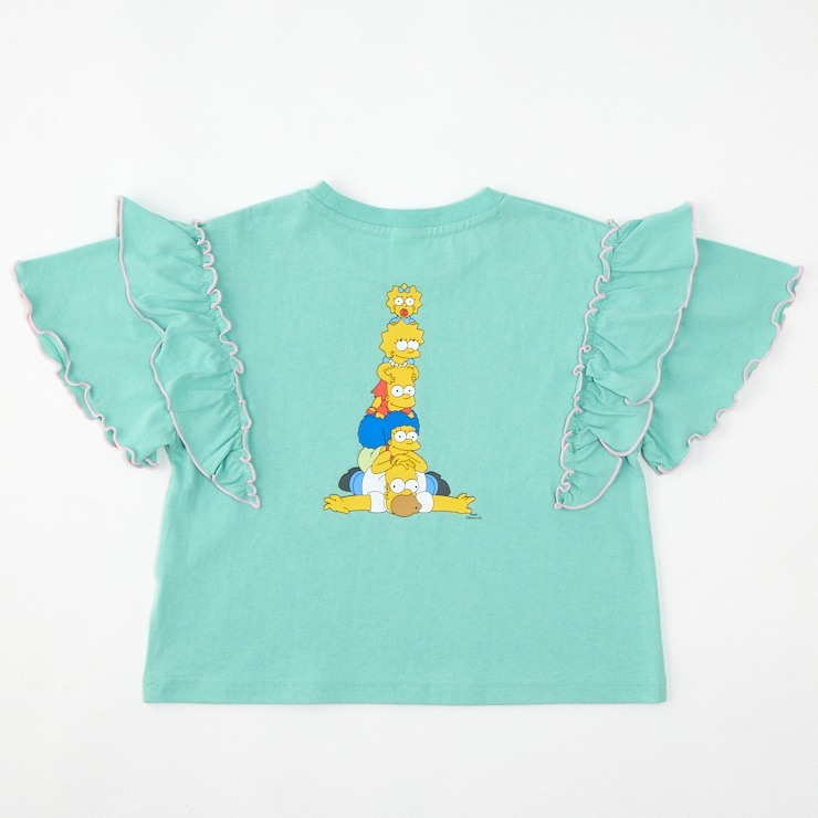 キッズ Tシャツ (140～160cm・LITTC・LINK＠・MINT/シンプソンズ