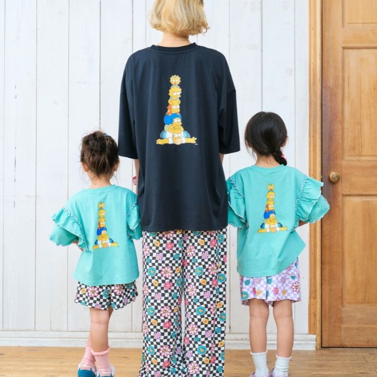 キッズ Tシャツ (140～160cm・LITTC・LINK＠・MINT/シンプソンズ