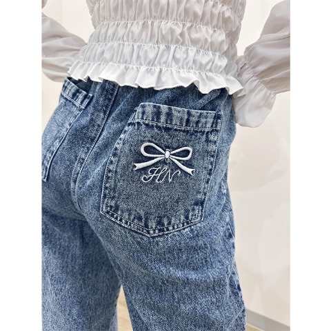 キッズ　デニムパンツ（140～160cm・mir..×hina)