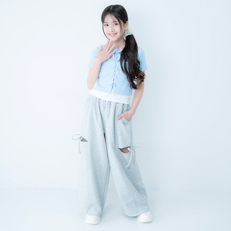 キッズ ロングパンツ（140～160cm・Lily Chuu) | しまむら | しまむら