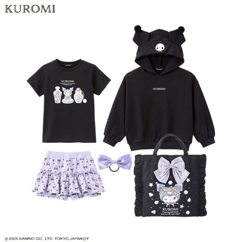 しまむら クロミ 寝具 5点セット ハッピーバッグ パープル サンリオ]の