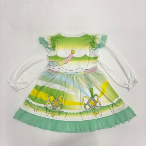 キッズ　長袖ワンピース（140cm・ひみつのアイプリ）