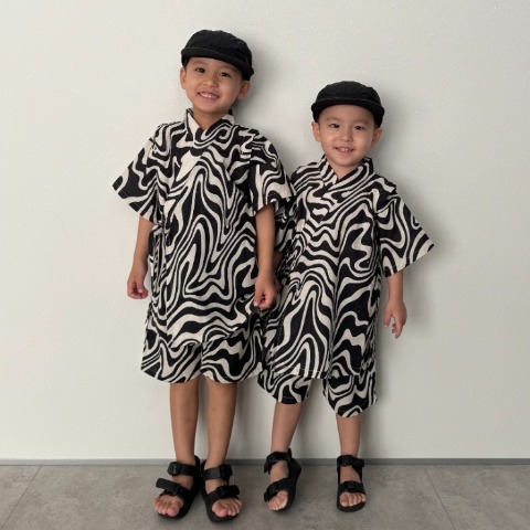 キッズ　甚平(110～130cm・RRmoment/RINA)