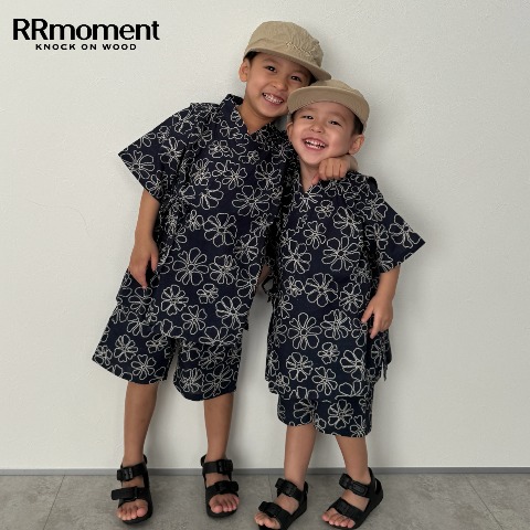 キッズ　甚平(110～130cm・RRmoment/RINA)