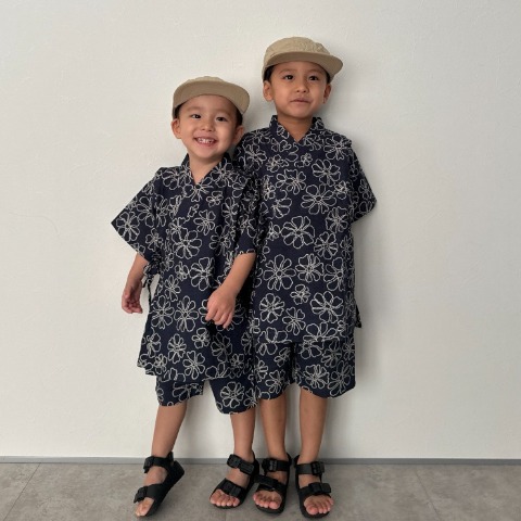 キッズ　甚平(110～130cm・RRmoment/RINA)