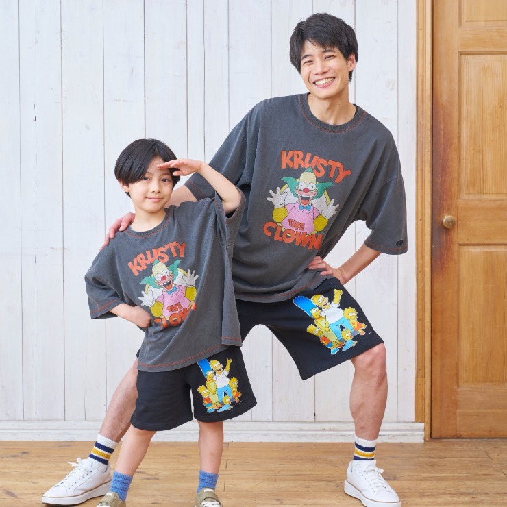 キッズ パンツ (110～130cm・LITTC・LINK＠・MINT/シンプソンズ