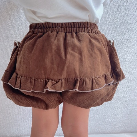 キッズ　コールテンバルンキュロット（110・120cm・senyun/JUO）