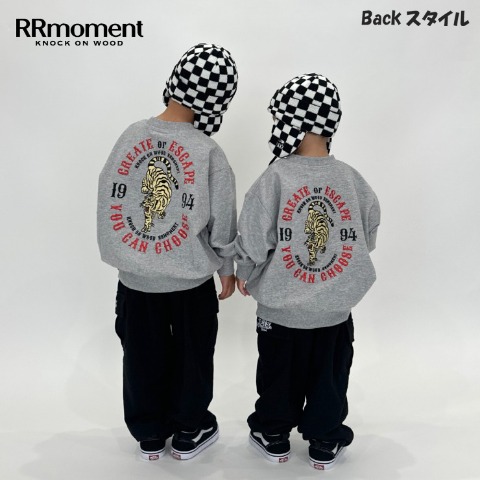 キッズ　RRMトラモチーフトレーナー（RRmoment・110～130cm）
