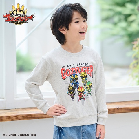 キッズ　トレーナー（110～130㎝・ゴジュウジャー）